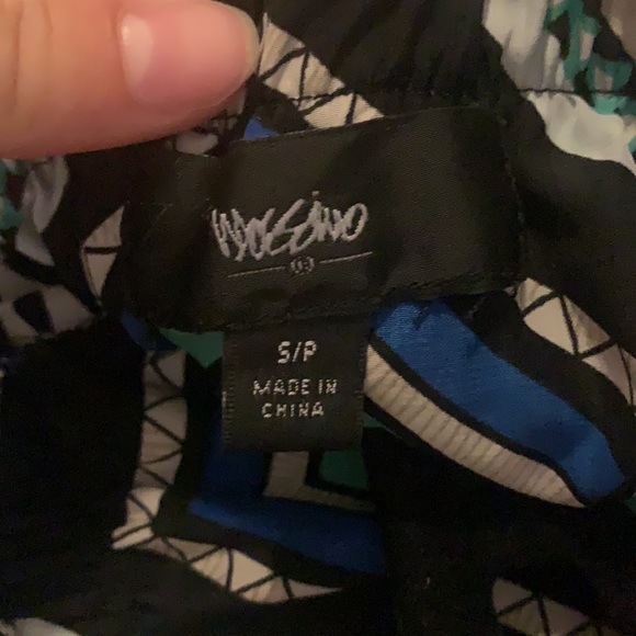 Mossimo Strapless Black Printed Dress (Womens S) - Picture 9 of 9